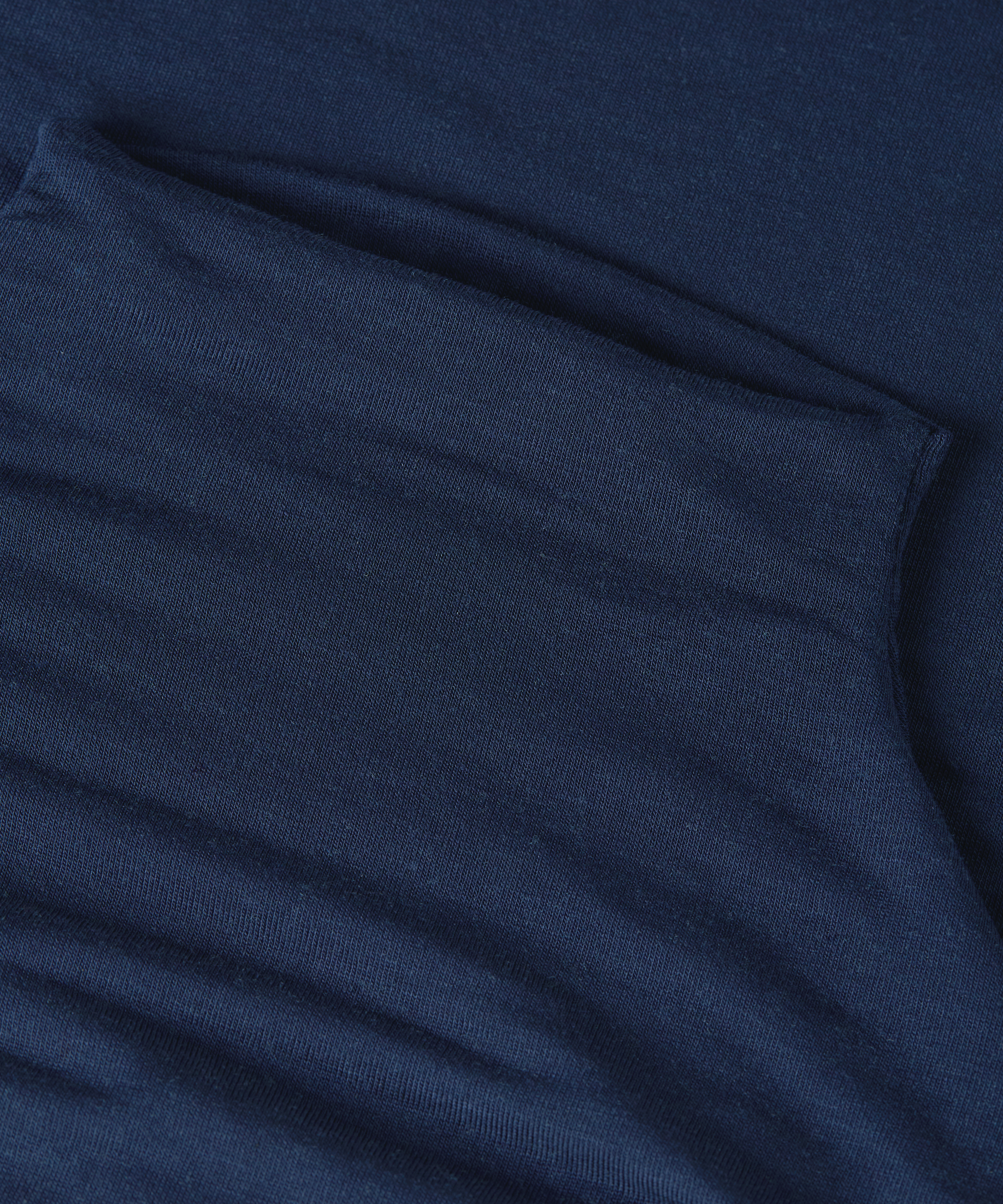 Camiseta de cachemir con cuello alto super suave, Azul, main