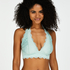 Sujetador bralette Halter Lace, Verde