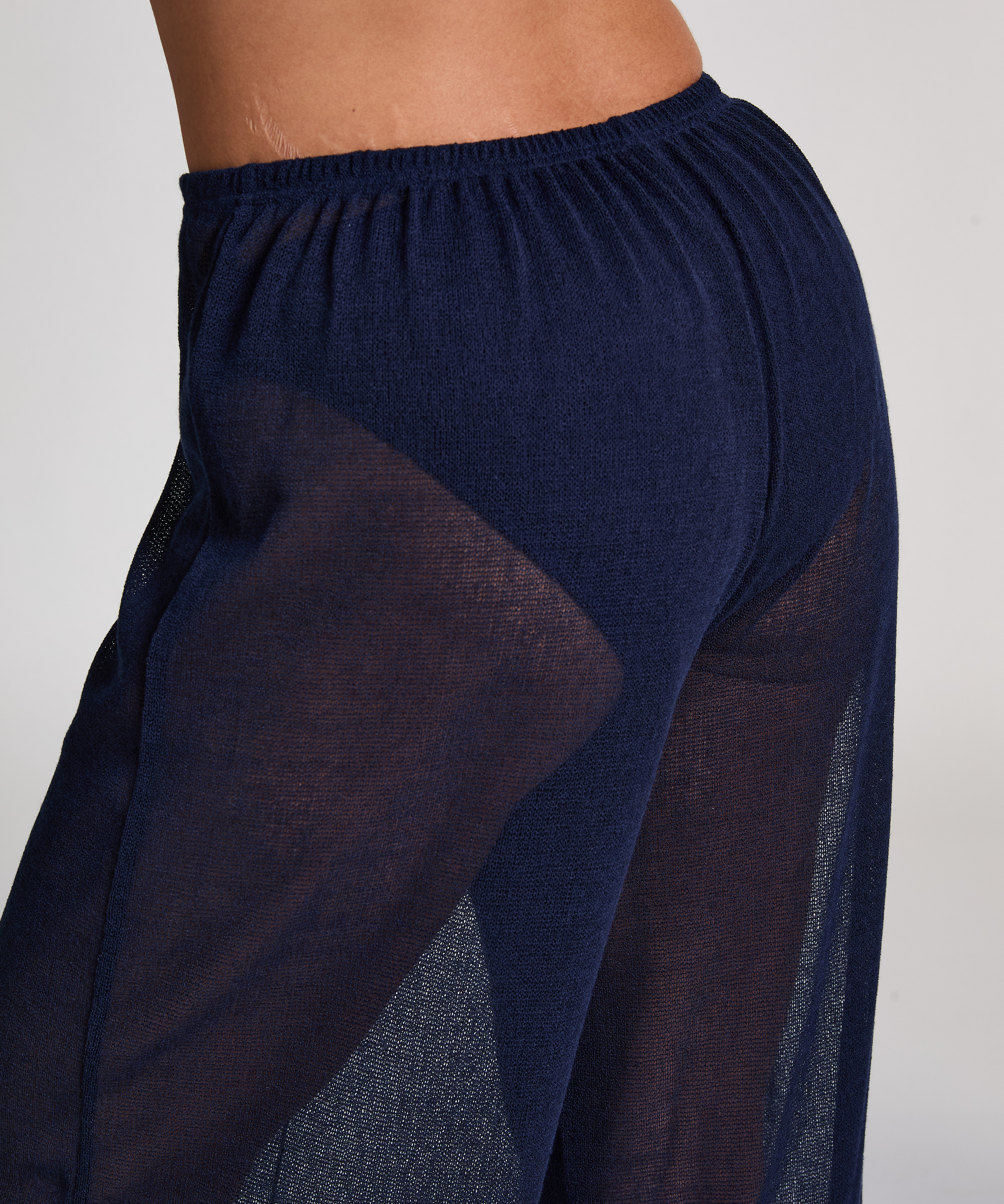 Pantal&oacute;n de punto playero, Azul, main