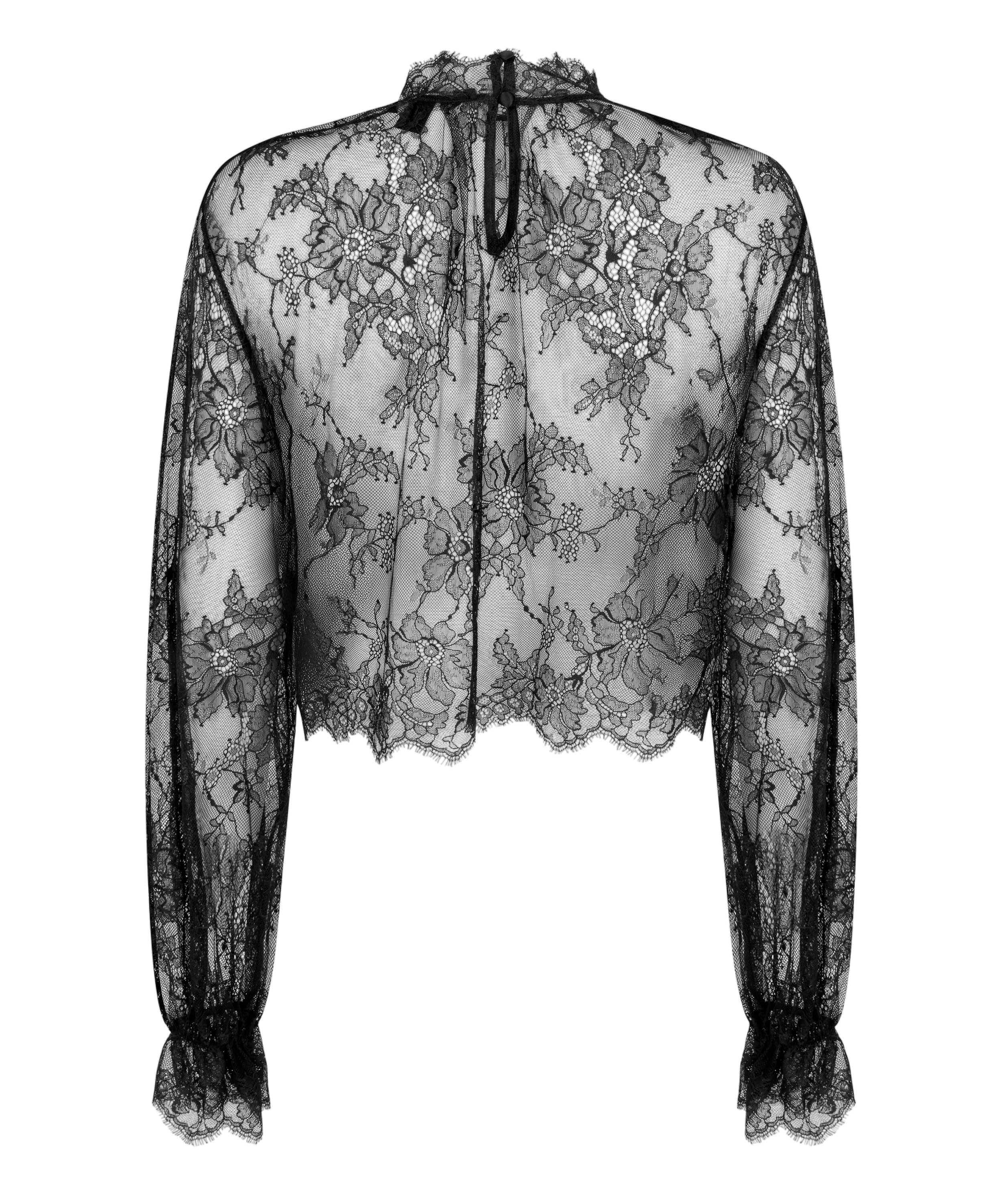 Top de pijama Cecilia, Negro, main