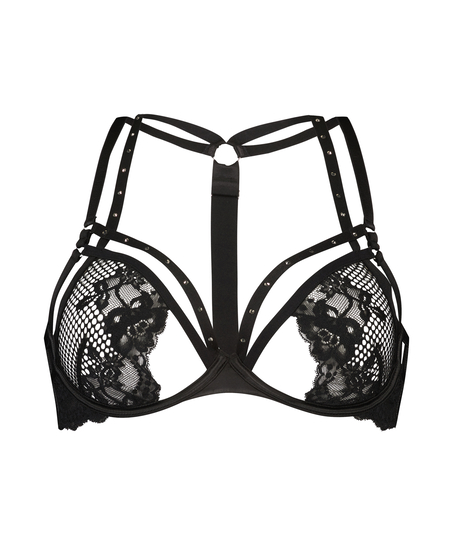 Sujetador de aros no preformado Monroe, Negro