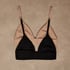 Triangular Bralette Smooth, Beige