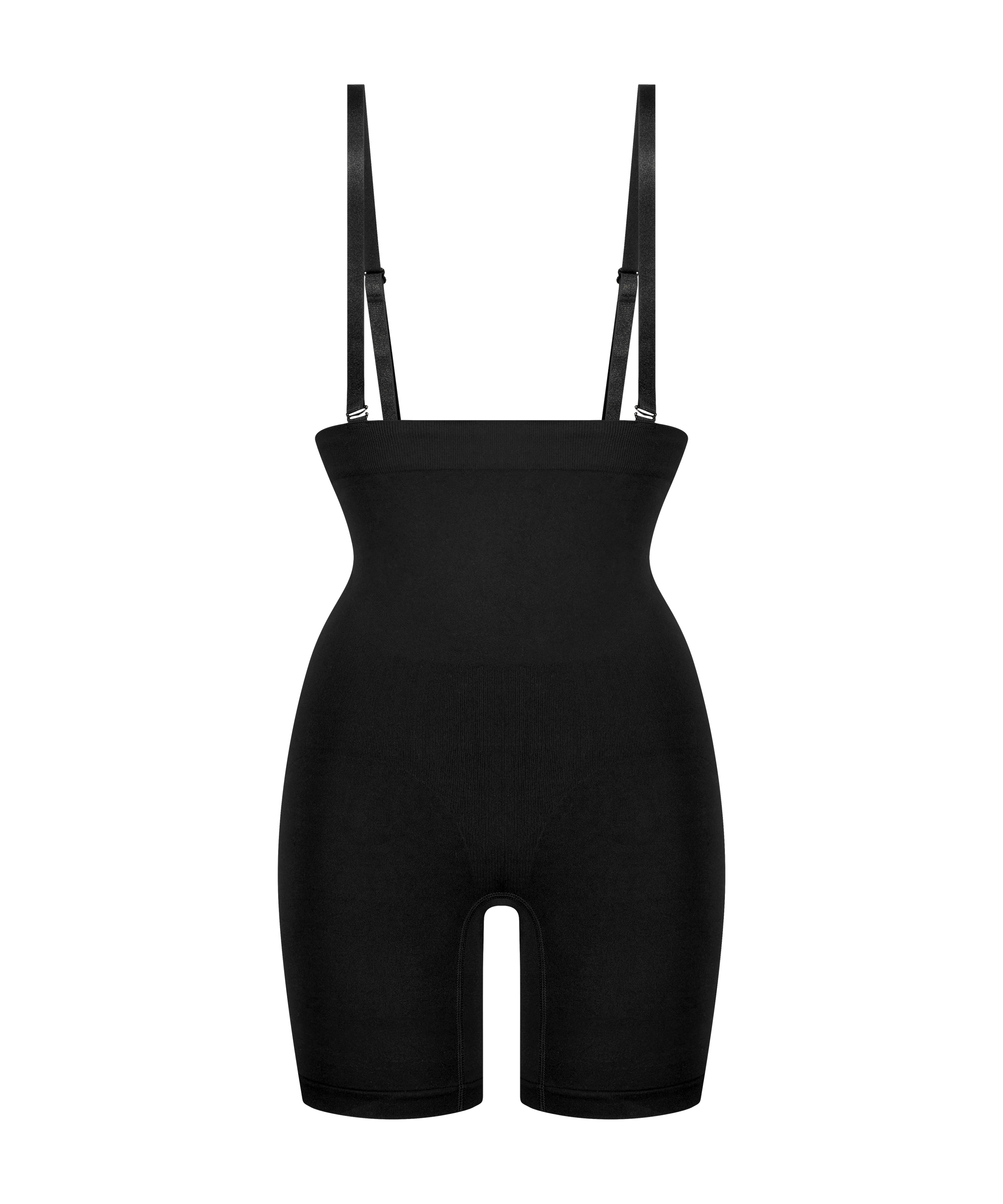 ﻿Faja correctora sin costuras para muslos, Negro, main