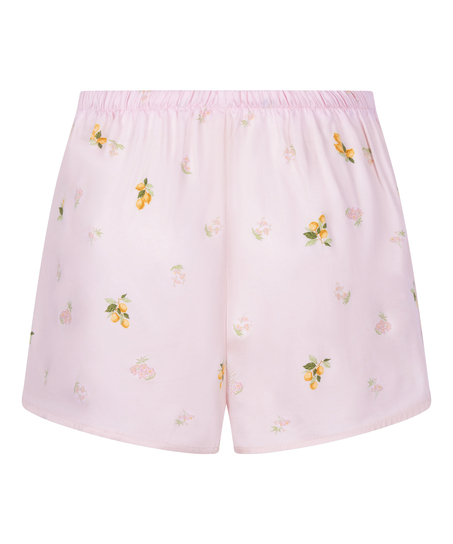 Pantalón corto de pijama, Rosa