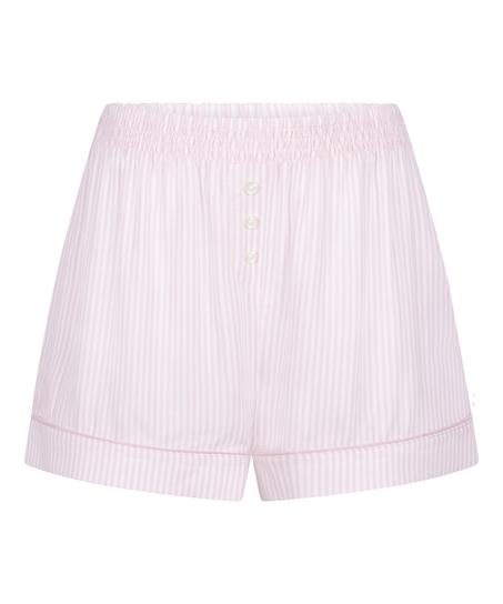 Pantalones cortos de pijama tejidos, Rosa