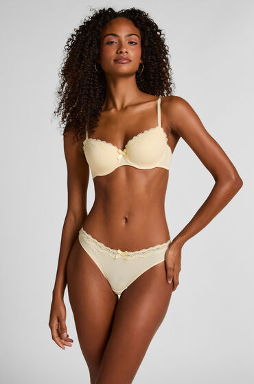 hunkemoller tanga lola amarillo