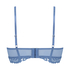Sujetador preformado sin aros longline Shiloh, Azul
