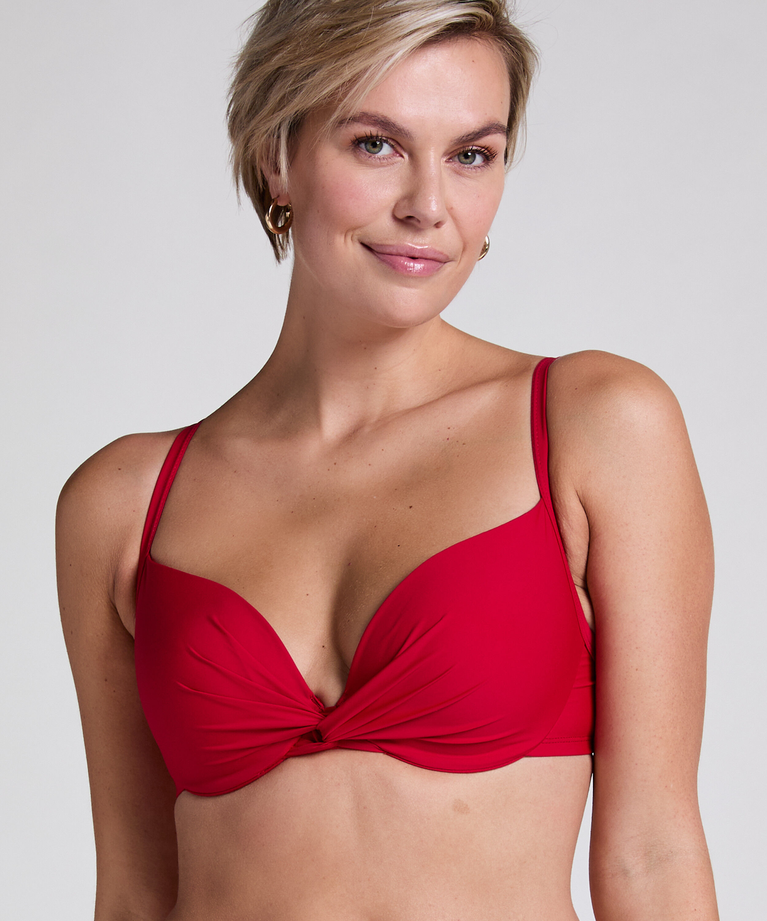 Top de bikini Luna, Rojo