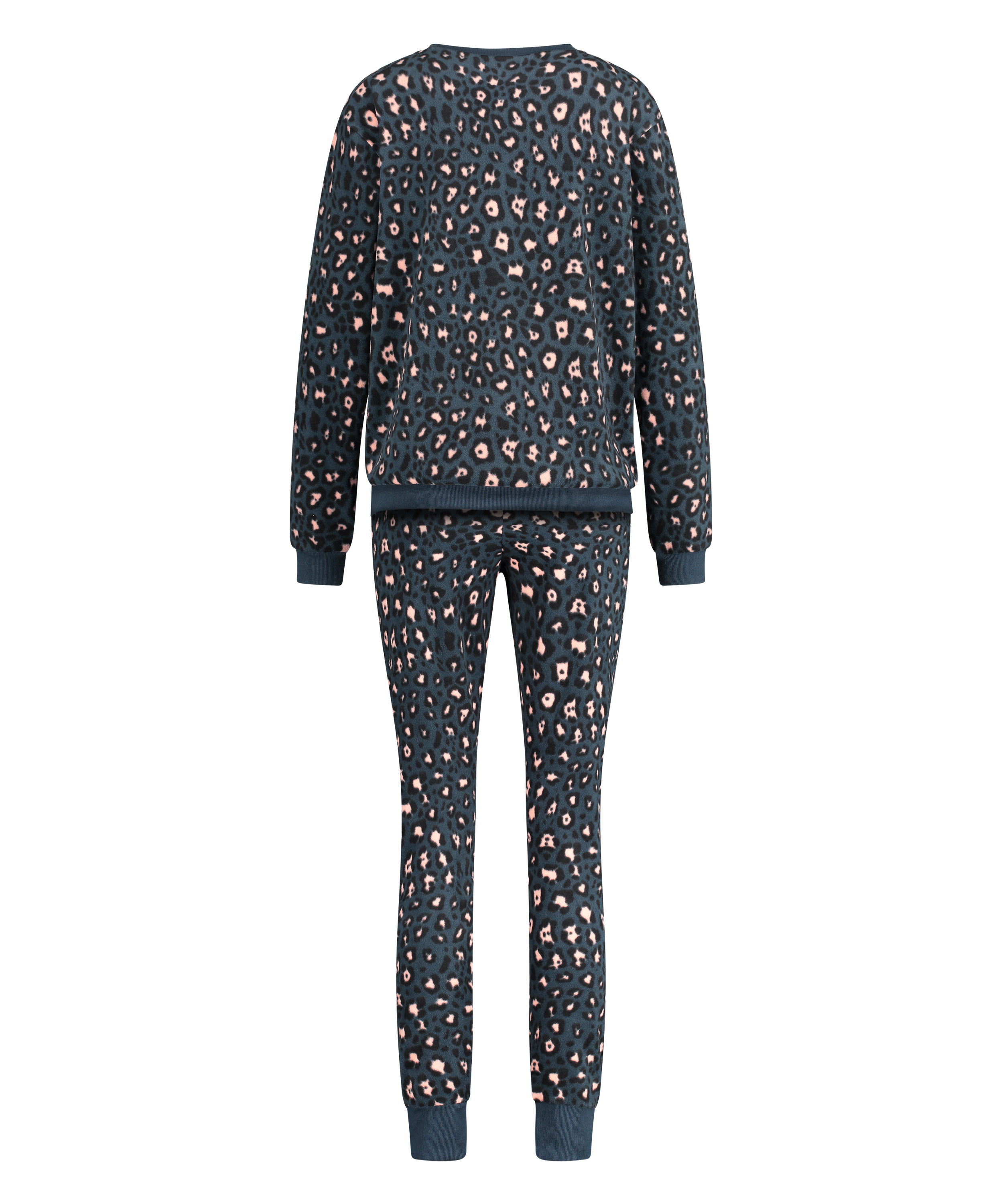 Conjunto de pijama con bolso, Azul, main