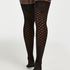 Medias autosostenibles Fishnet Duckie, Negro