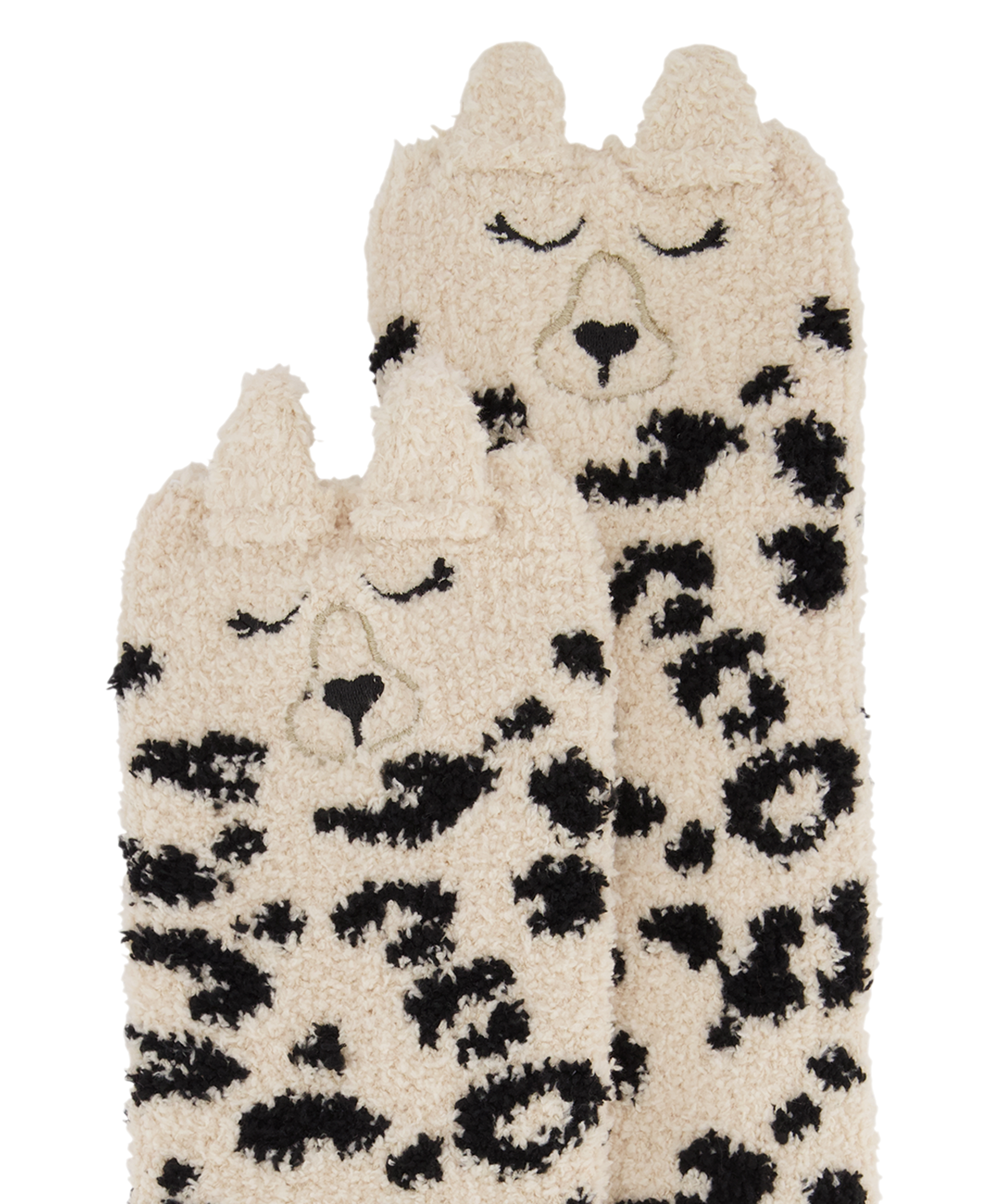 Calcetines de leopardo de las nieves, Beige, main