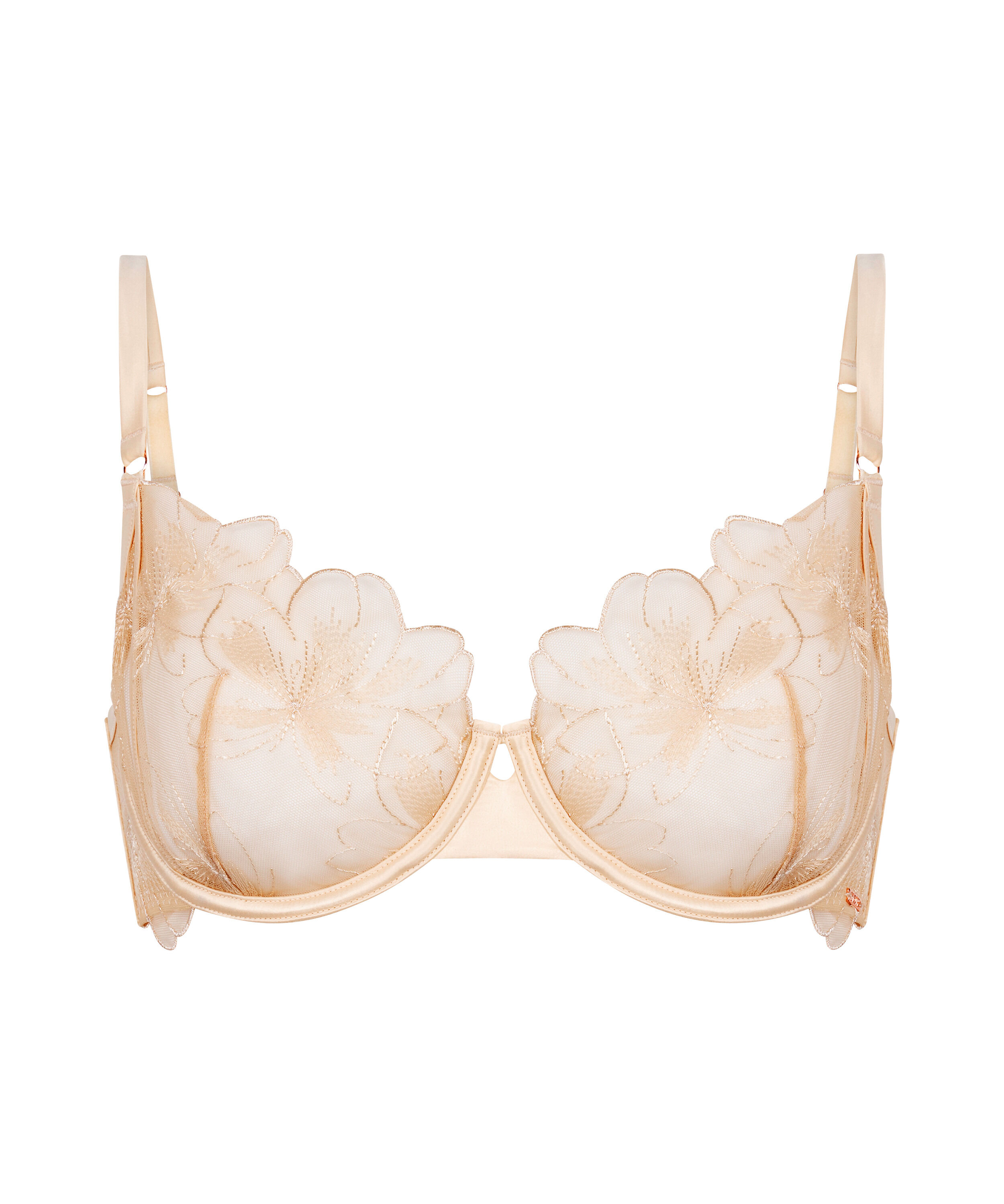 Sujetador con aros no preformado Emilia, Amarillo