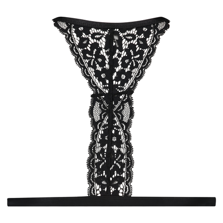 Bralette triangular preformado Rose, Negro