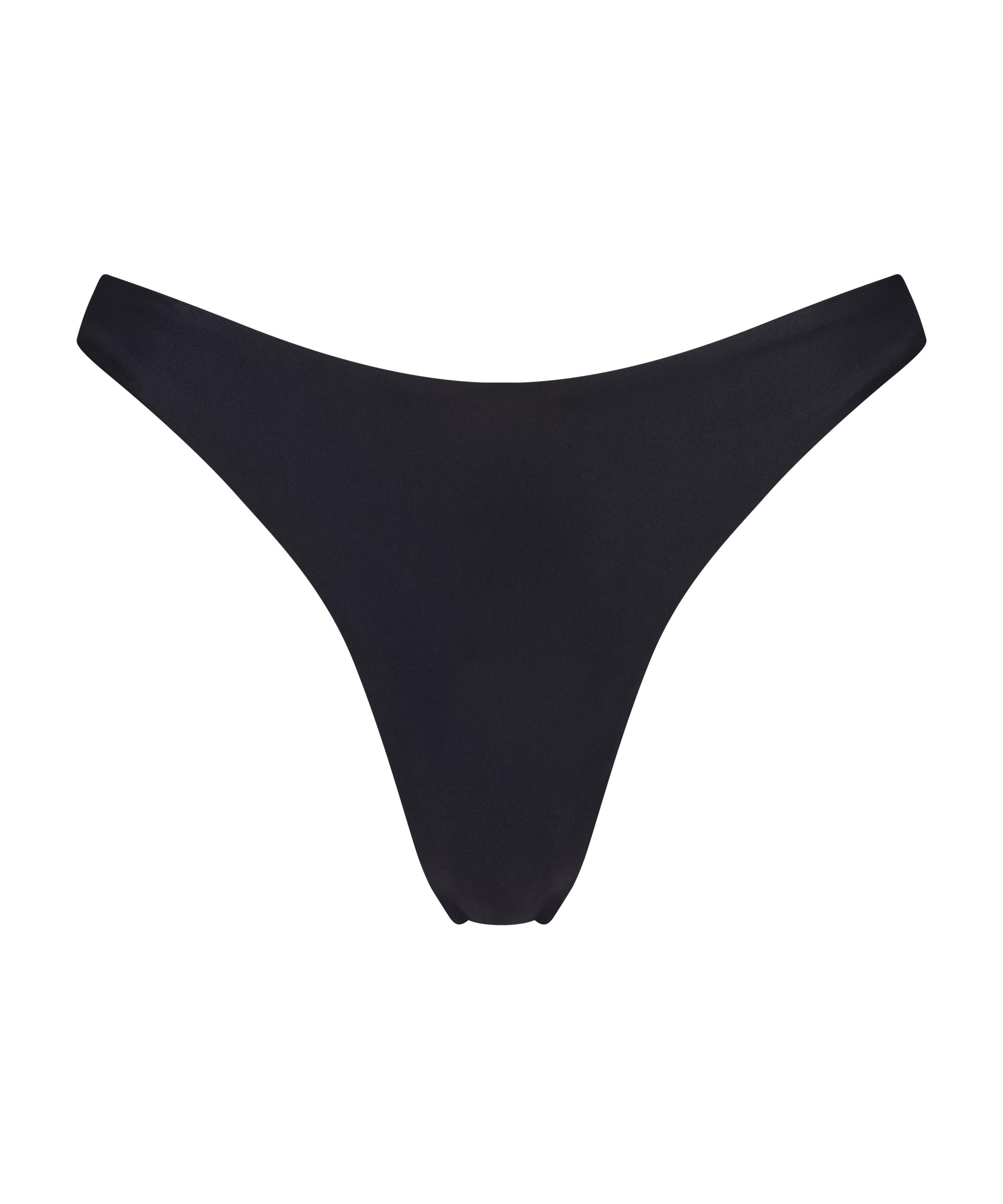 Braguita de bikini de pernera alta Juicy, Negro, main