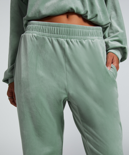 Pantalones de deporte Velours, Verde