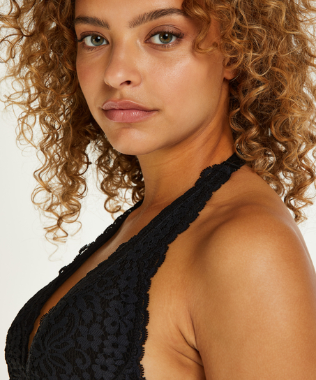 Bralette Rose, Negro