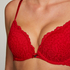 Sujetador push-up de aros preformado Rose, Rojo