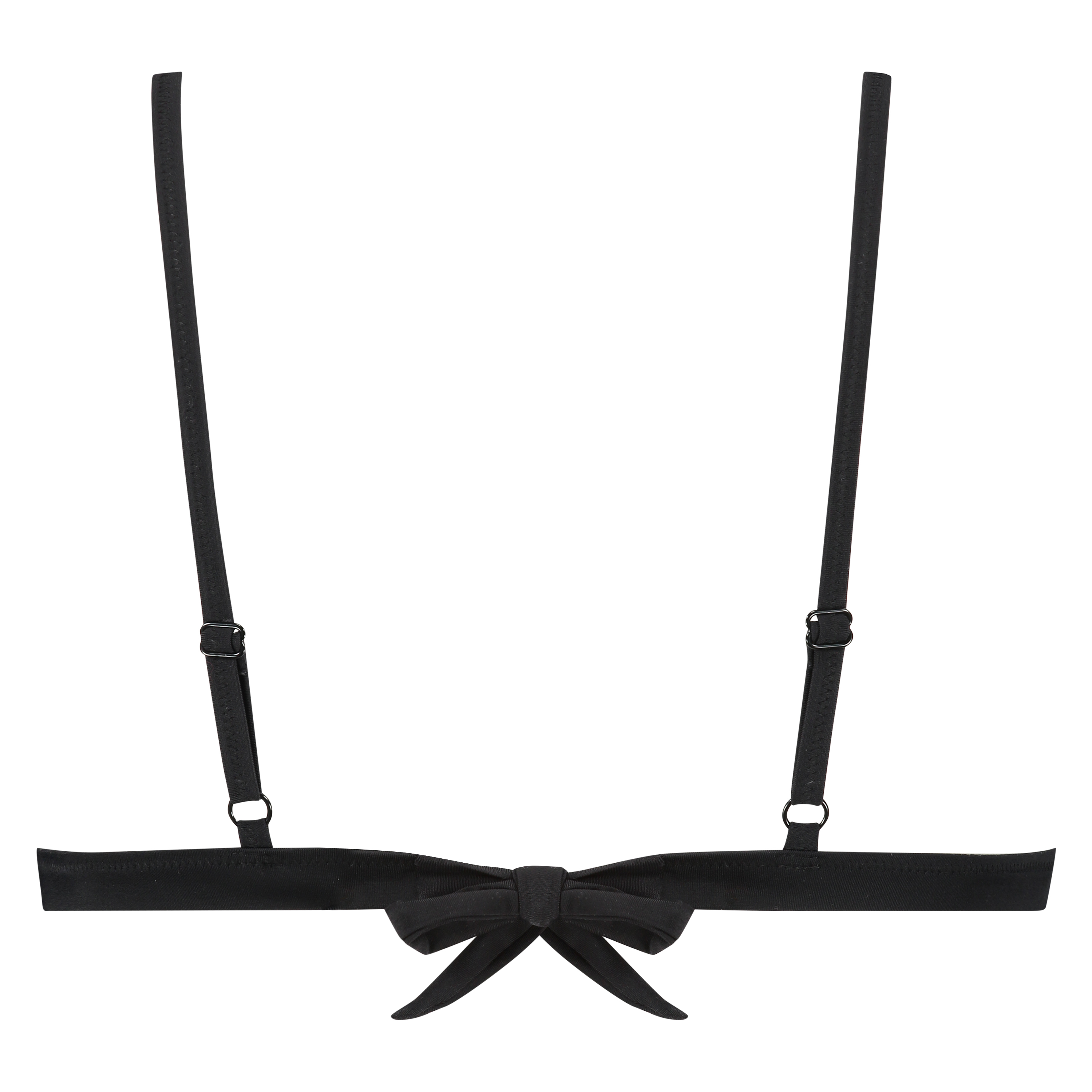 Top de bikini triangular Pride, Negro, main