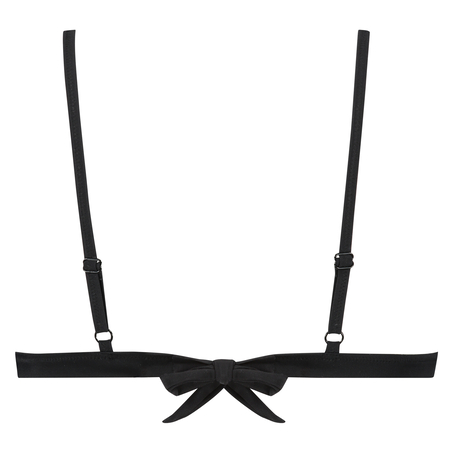 Top de bikini triangular Pride, Negro