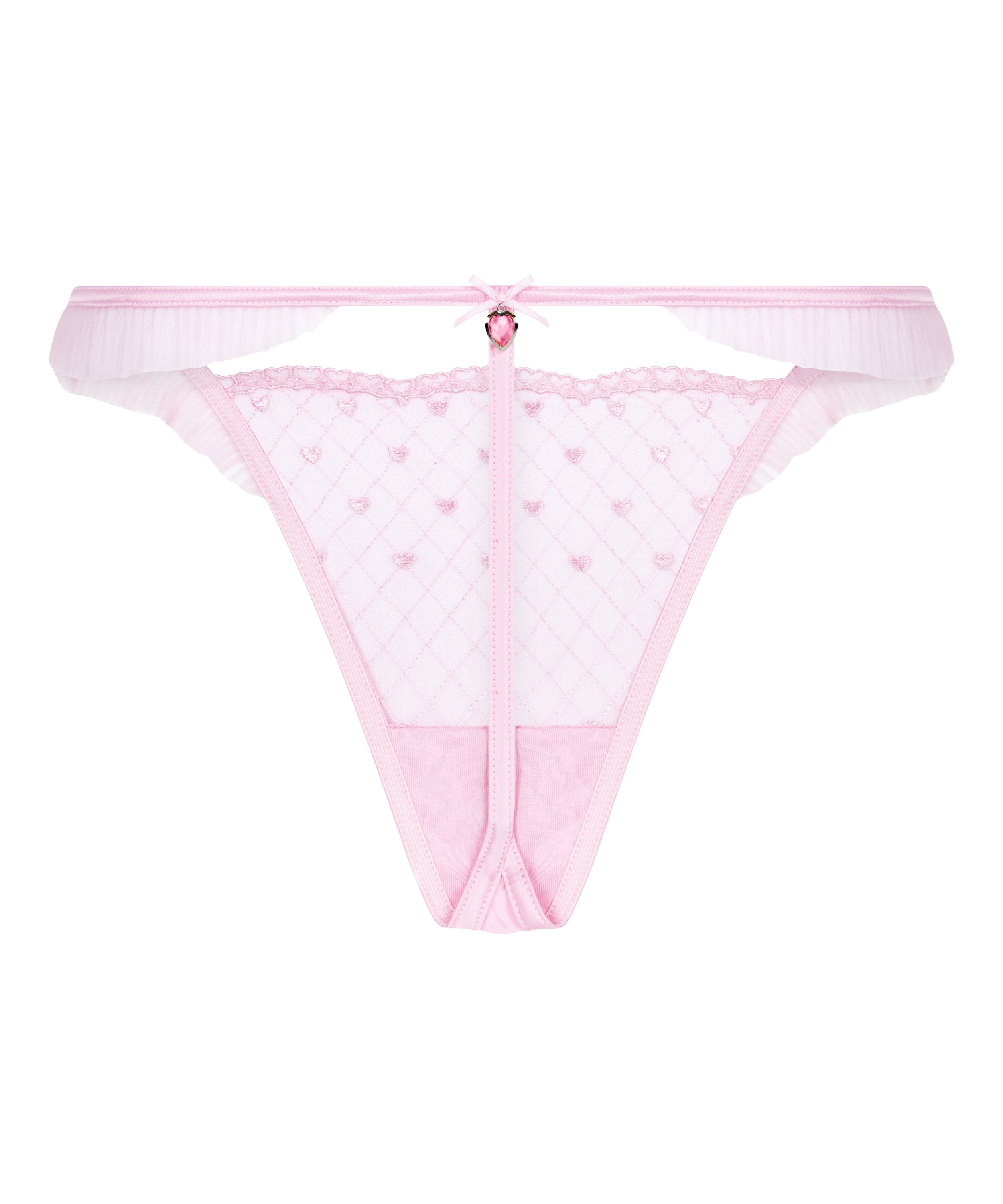 Tanga de talle alto Cordelie, Rosa, main