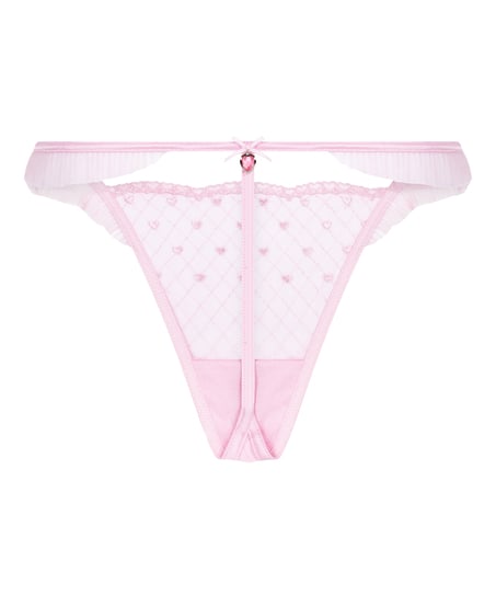 Tanga de talle alto Cordelie, Rosa