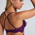 Sujetador longline con aros sin relleno Belladonna, Morado