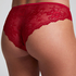 Brasile&ntilde;a Invisible Lace Back, Rojo