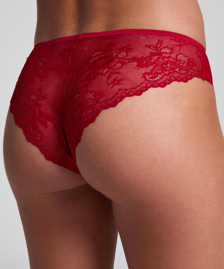 Brasile&ntilde;a Invisible Lace Back, Rojo