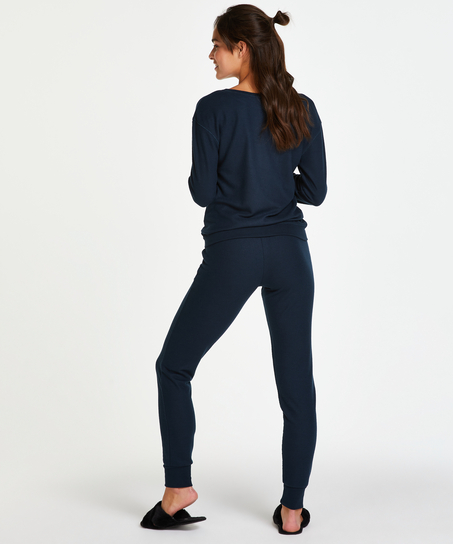 Conjunto de pijama Waffle, Azul