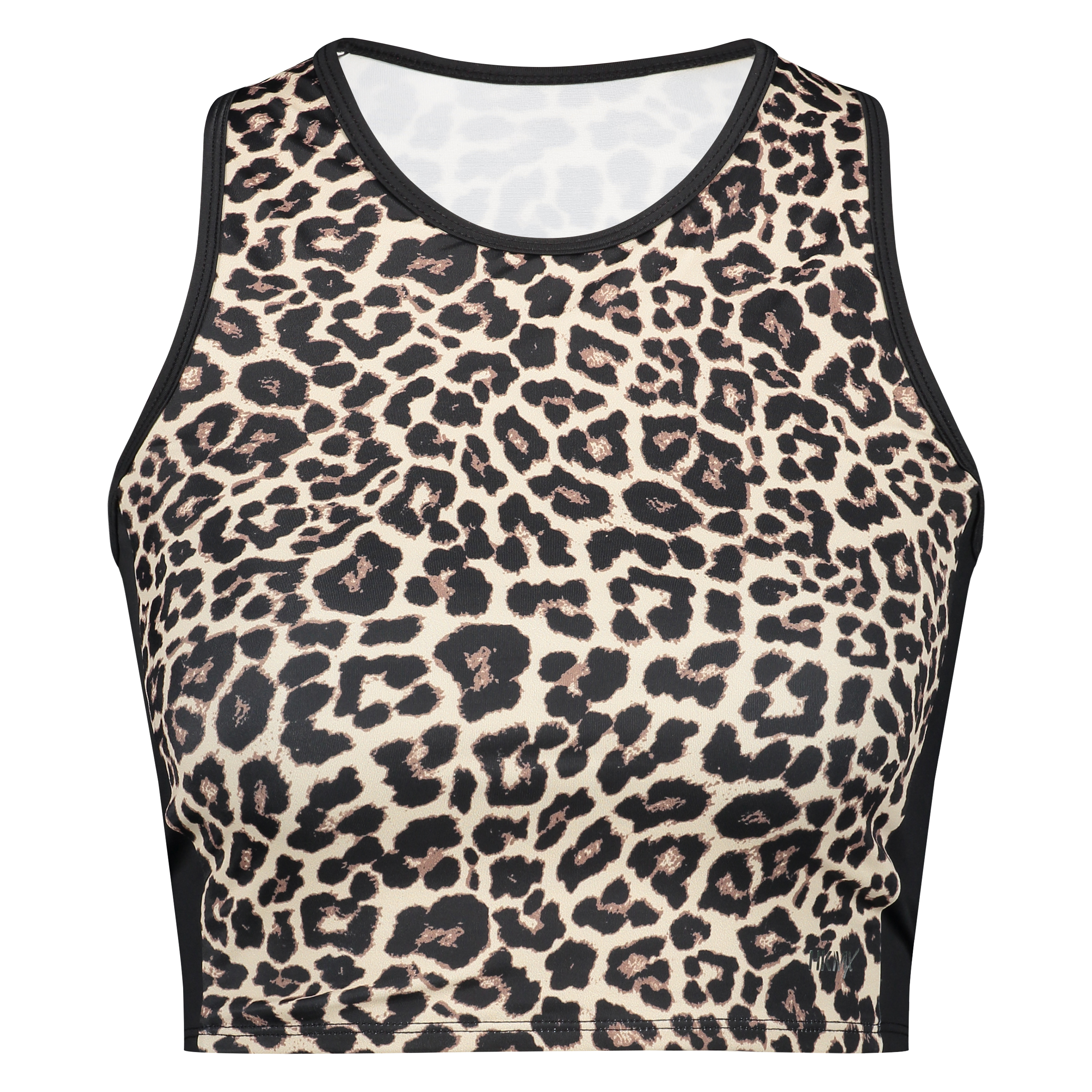 Camiseta sin mangas deportiva HKMX Leopardo, Gris, main