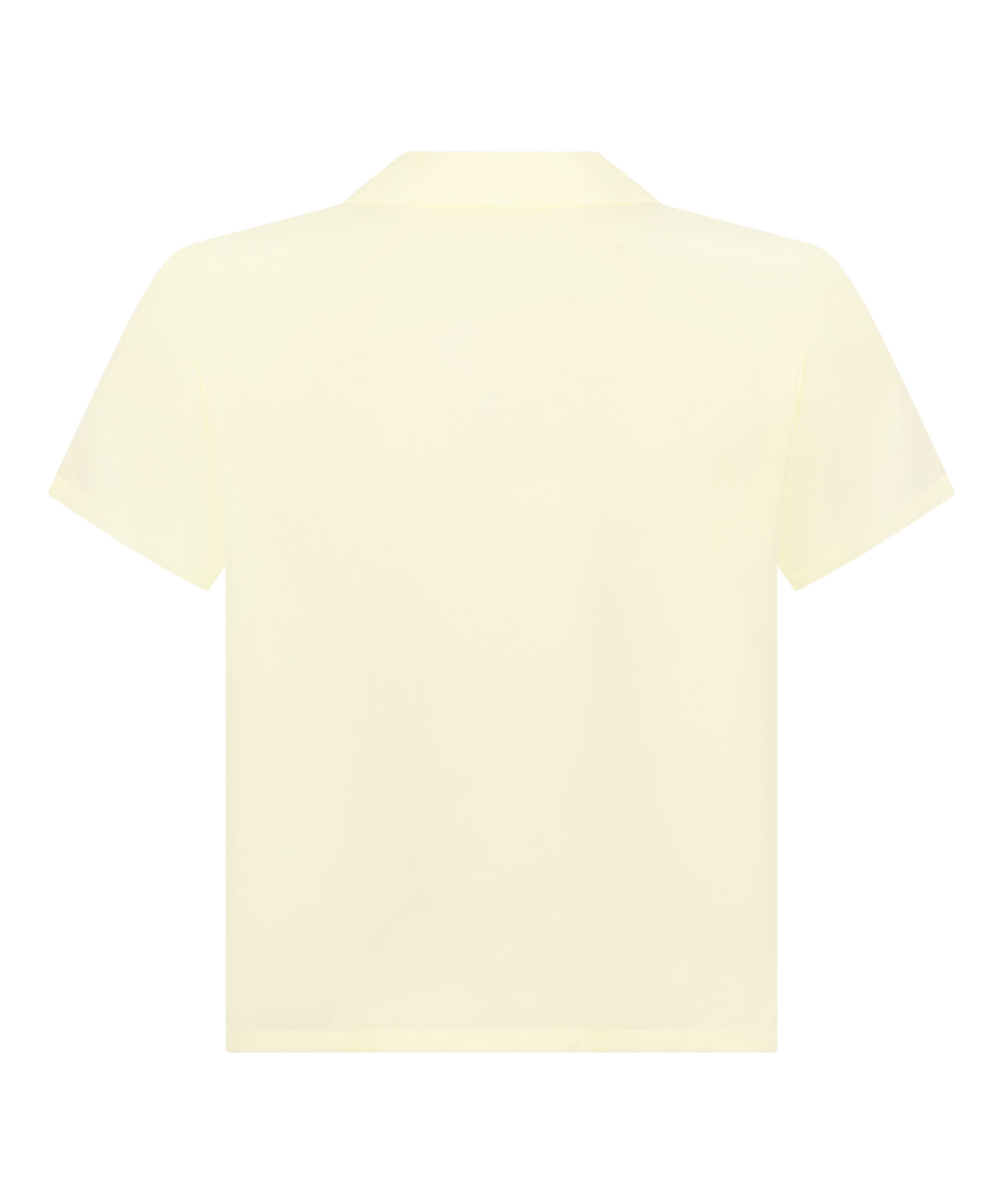 Chaqueta de manga corta de satén, Amarillo, main