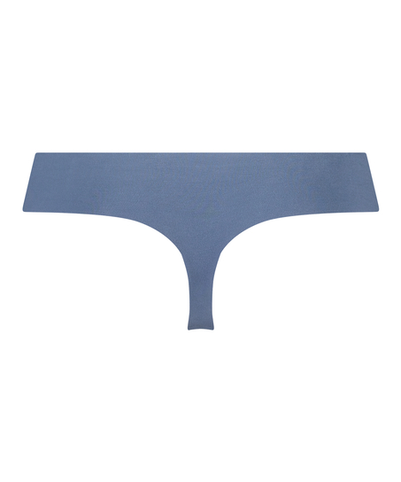 Tanga de algodón Invisible, Azul
