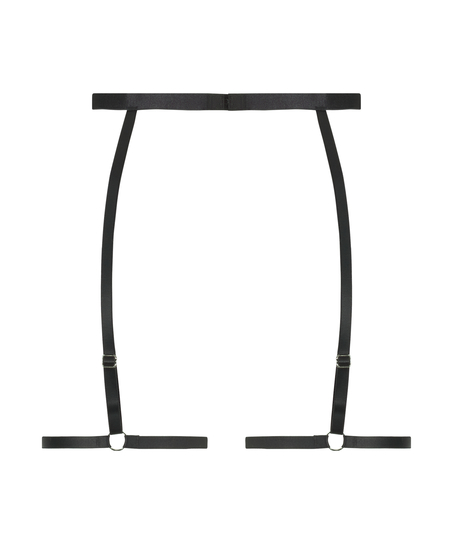 el conjunto para vestir de gato, Negro