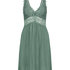 Vestido lencero Nora Lace, Verde