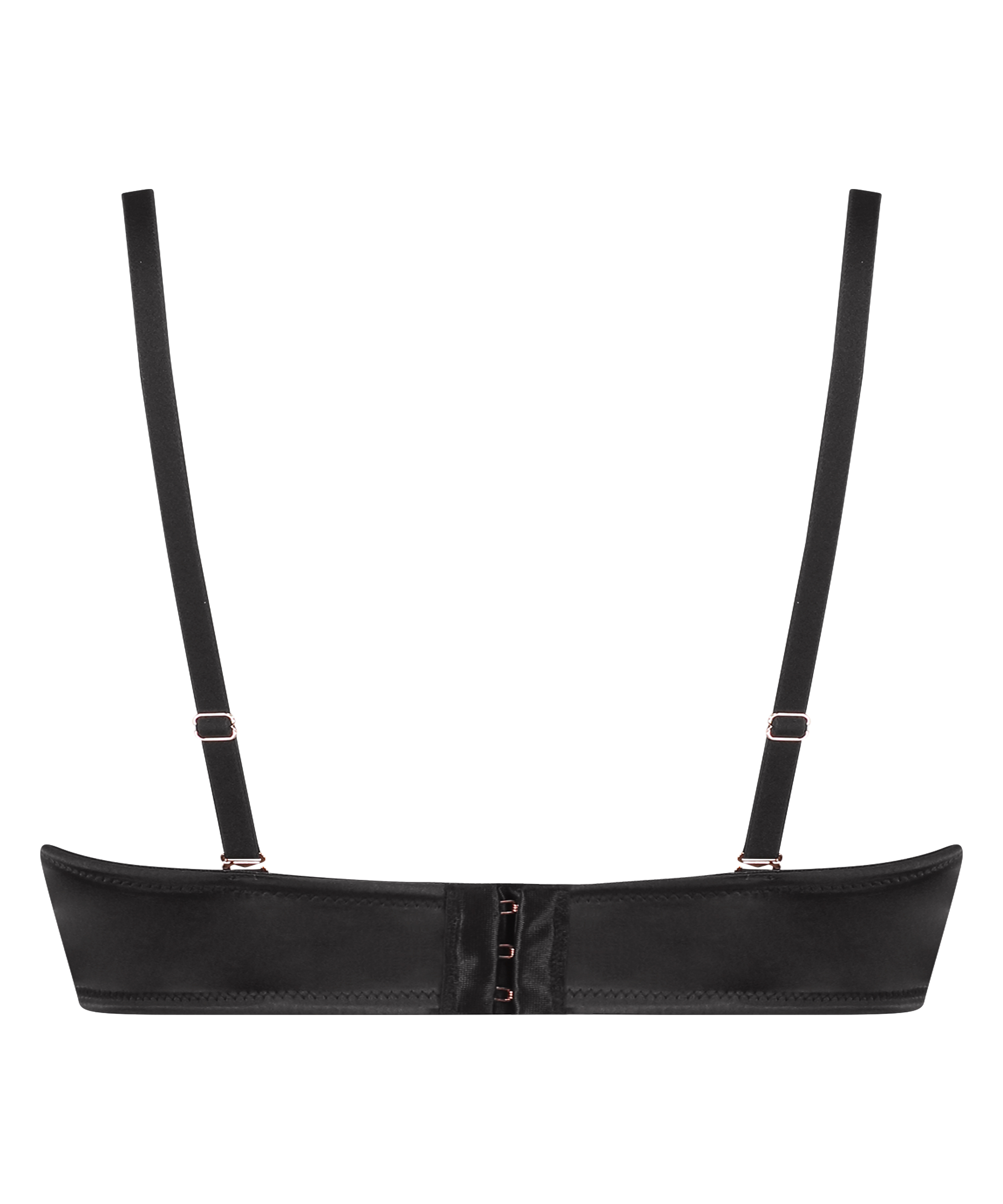 Sujetador de aros preformado sin tirantes Chalice, Negro, main