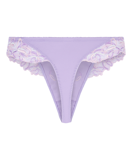 Tanga pantalón corto Diva, Morado