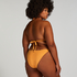 Braguita de Bikini Cheeky Tanga Scallop Lurex, Naranja