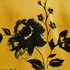Kimono de satén Flower, Amarillo