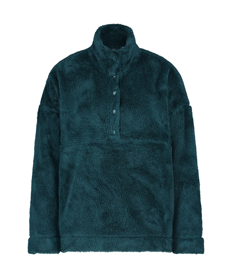 C&aacute;rdigan Snuggle Fleece, Azul