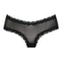 Brasile&ntilde;a en forma de V burn-out mesh, Negro