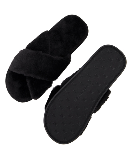 Pantuflas Lia, Negro