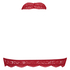 Sujetador bralette Halter Lace, Rojo