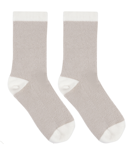Calcetines de modal, Beige