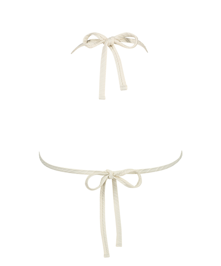 Top de bikini triangular Cozumel, Blanco
