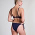 Top de bikini con aros preformado Scallop, Azul