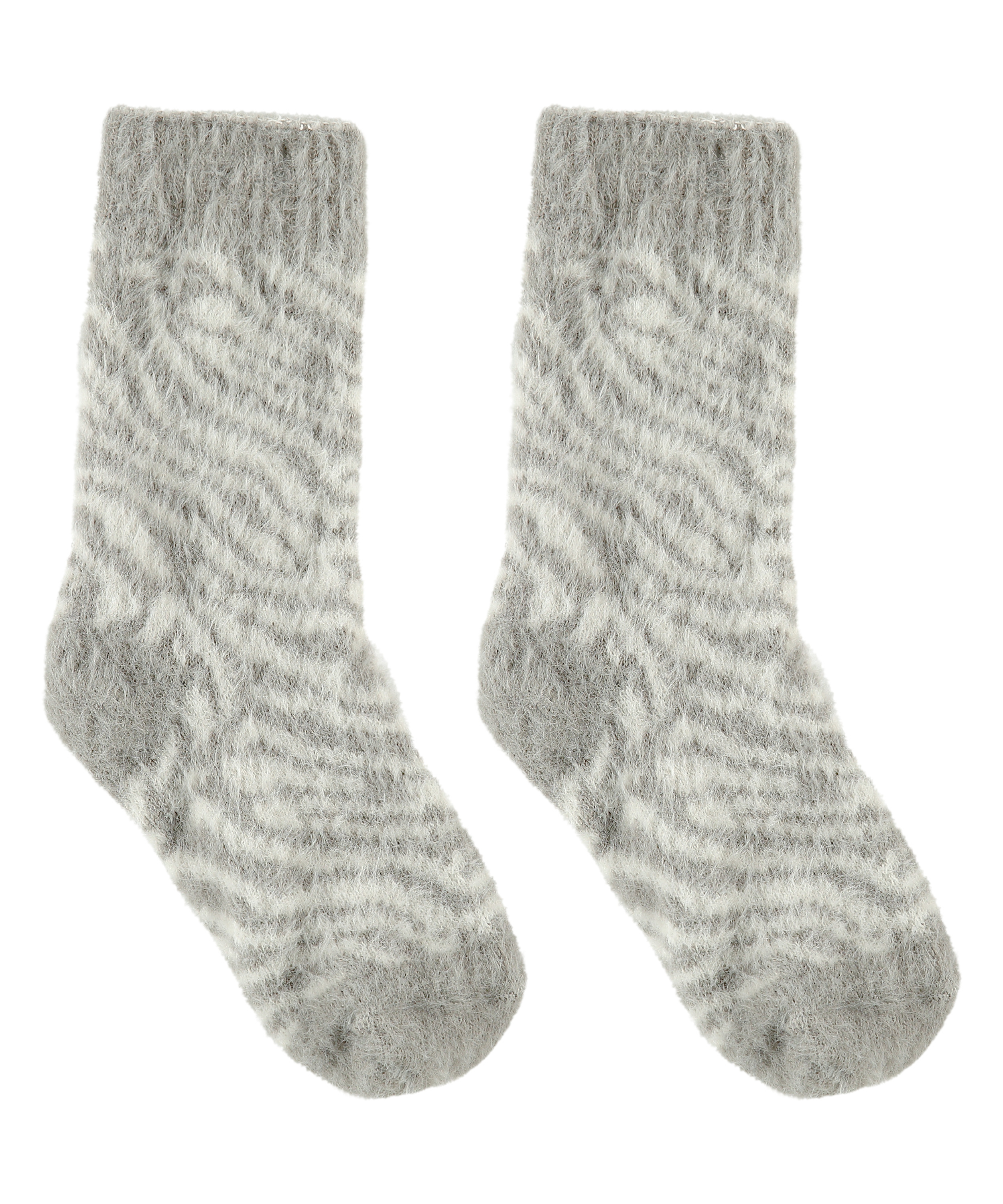 Calcetines Fluffy, Gris, main