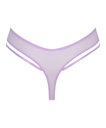 Tanga de pierna alta Blaise, Morado
