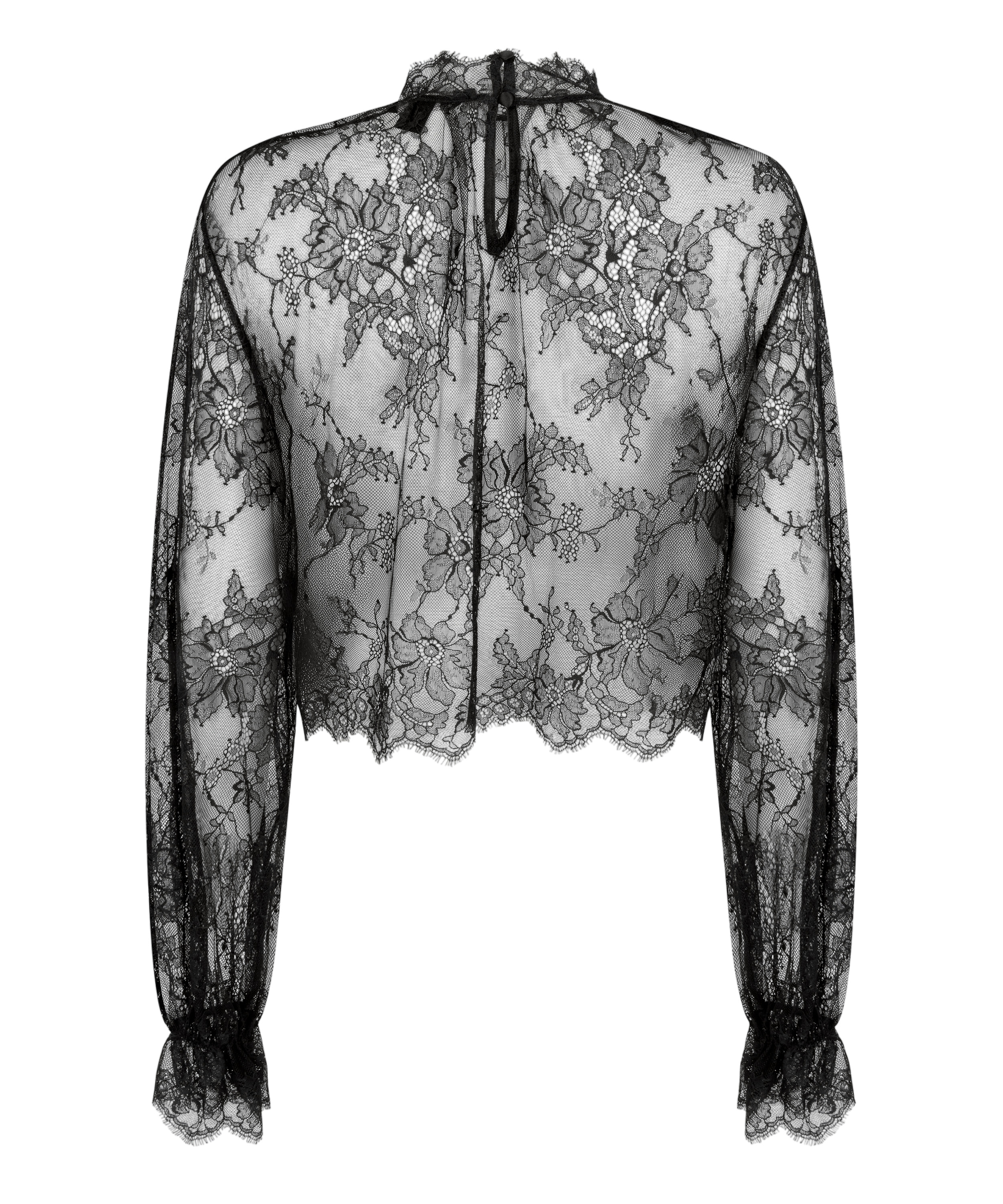 Top de pijama Cecilia, Negro, main