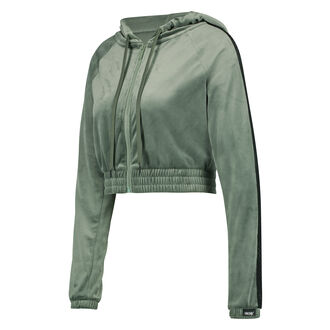 Chaqueta de terciopelo HKMX, Verde