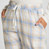 Petite Pantal&oacute;n de pijama Twill Check, Azul
